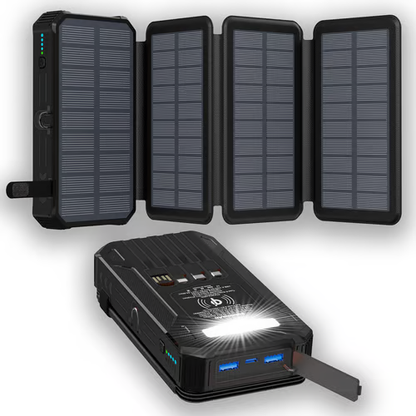 🔥Today's top 50 customers Only $48.99 🎉Outdoor Foldable Solar Large Capacity Charger Mobile Power Bank